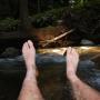 Baptism in the South Fork of the Little Sur River.