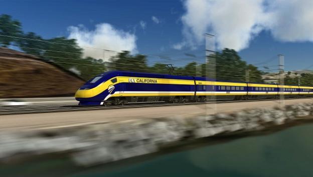 Artist's rendering of high-speed rail. Photo credit to Wikimedia Commons.