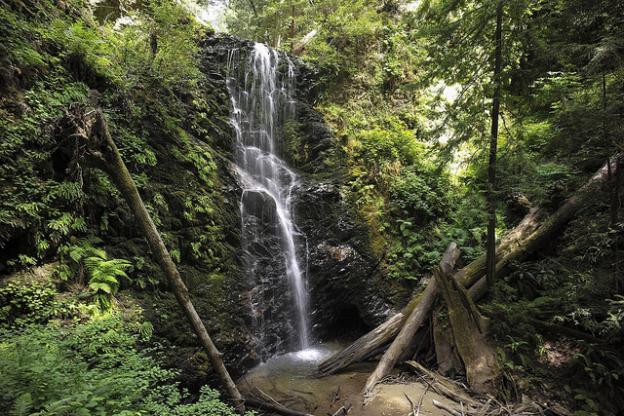 Berry Creek Falls in Big Basin Redwoods SP. Photo by Christopher Michel on Flickr.