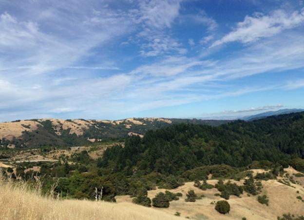The end of the aptly named Sunny Jim Trail opens to a beautiful vista.