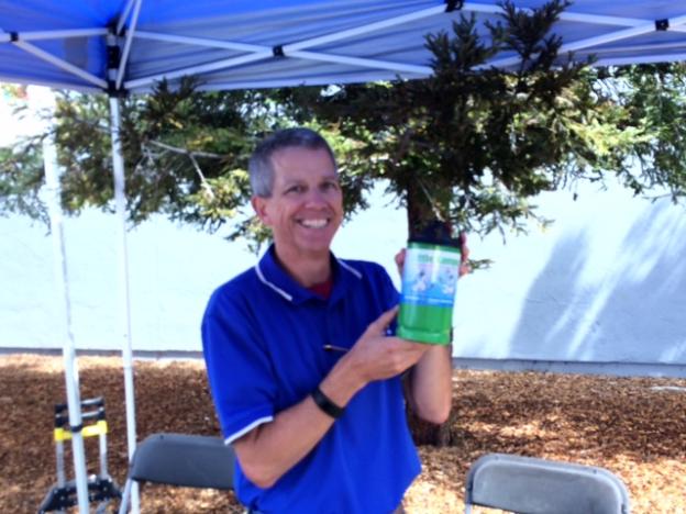 Josh Simpson showed off the Little Kamper, a refillable propane canister.  Makes sense, right?